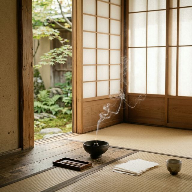 お香で空間を清める方法 — 煙の浄化作用と日本の「お清め」文化